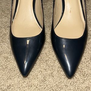 Ann Taylor Pointed Black Mini Heels